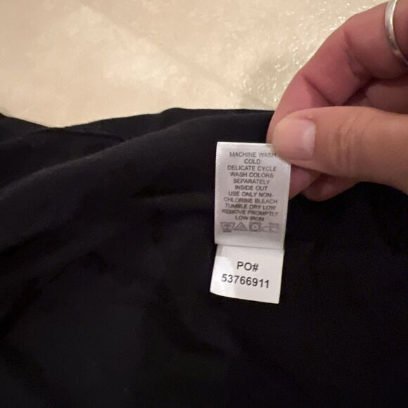 Roamans Black Camisole Top w/ Adjustable Straps - Size 3XL 30/32 - Picture 5 of 7